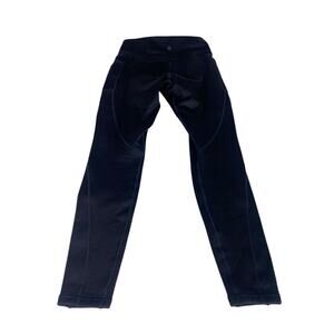 Women's Athleta Black High Waisted Ankle Leggings Size Small with pockets